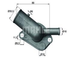 Behr ti 64 87d termostat fiat tempra tipo, fiat tipo (160), lancia dedra (835), zastava yugo florida