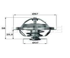 Behr tx 20 80d termostat mercedes t1, mercedes-benz sedan (w123), puch g-modell (w 460)