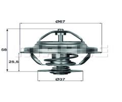 Behr tx 21 80d termostat bmw e12 e21 e28 e30, alpina b6 (e21), bmw 3 (e21)