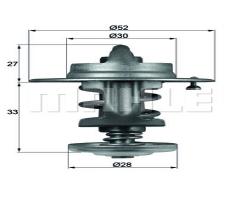 Behr tx 80 83 termostat daihatsu mazda toyota, daihatsu charade ii (g11, g30), mazda rx 7 ii (fc)