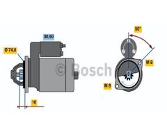 Bosch 0986014371 rozrusznik 12v, suzuki swift i (aa)