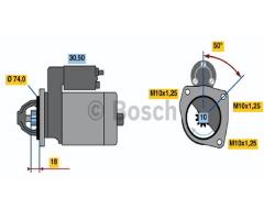 Bosch 0986016011 rozrusznik 12v, mazda 626 iii (gd)