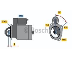 Bosch 0986018860 rozrusznik 12v, nissan primastar autobus (x83)