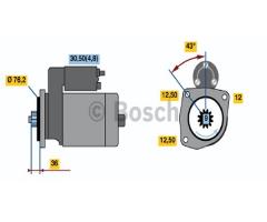 Bosch 0986019890 rozrusznik 12v, seat leon (1m1), skoda octavia (1u2), vw golf iv (1j1)