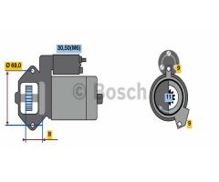 Bosch 0986022020 rozrusznik 12v bmw, bmw 1 (f20)