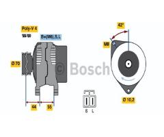 Bosch 0986040521 alternator 12v, mitsubishi galant v sedan (e5_a, e7_a, e8_a)