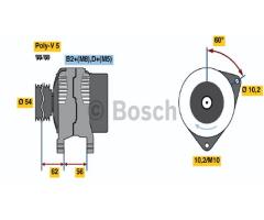 Bosch 0986047280 alternator 12v, opel astra h kombi (l35)