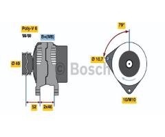 Bosch 0986048911 alternator 12v, citroËn c3 i (fc_), peugeot 307 (3a/c)