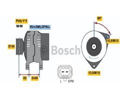 Bosch 0986049020 alternator 12v opel, opel corsa d