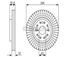 Bosch 0986479485 tarcza hamulc. lexus is200  99-05, lexus ls (ucf10)