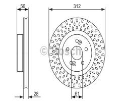 Bosch 0986479723 tarcza hamulc., renault megane ii (bm0/1_, cm0/1_)