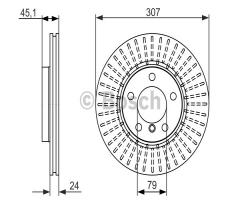 Bosch 0986479726 tarcza hamulc., mini mini countryman (r60)