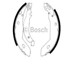 Bosch 0986487533 szczęki hamulc., citroËn zx (n2), peugeot 205 i (741a/c)