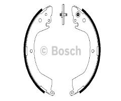 Bosch 0986487684 szczęki hamulc., mitsubishi l 400 / space gear autobus (pd_w, pc_w, pa_v, pb_v)