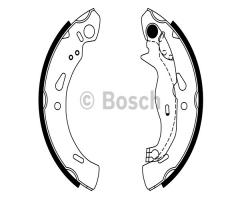 Bosch 0986487753 szczęki hamulc., ford fiesta vi