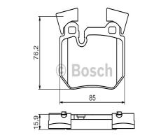 Bosch 0986494421 klocki hamulc. bmw 3 e91 kombi  05- tył, bmw 3 (e91) touring 