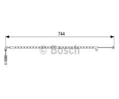 Bosch 1987473021 czujnik klock. hamulc., bmw x3 (e83)