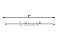 Bosch 1987473025 czujnik klock. hamulc., porsche cayenne (955)