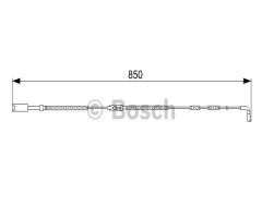 Bosch 1987473030 czujnik klock. hamulc., bmw 3 (e90)