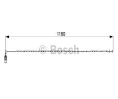 Bosch 1987473048 czujnik klock. hamulc., bmw z4 (e85)