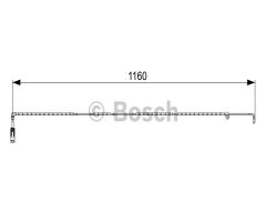 Bosch 1987473055 czujnik klock. hamulc., land rover range rover iii (lm)