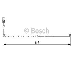 Bosch 1987473056 czujnik klock. hamulc., land rover range rover iii (lm)