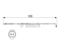 Bosch 1987473506 czujnik klock. hamulc., bmw 7 (f01, f02, f03, f04)