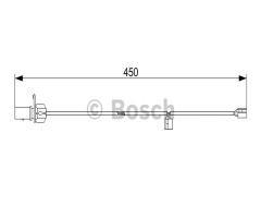 Bosch 1987473583 czujnik klock. hamulc.