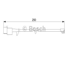 Bosch 1987474574 czujnik klock. hamulc., iveco daily iv autobus