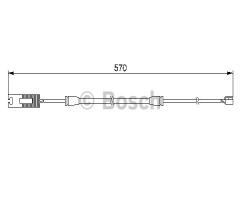 Bosch 1987474954 czujnik klock. hamulc. bmw 7 e38 przód, bmw 7 (e38)