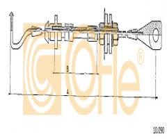 Cofle 10.090 linka gazu vw, seat toledo i (1l), vw golf i (17)