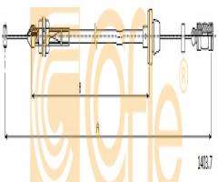 Cofle 1403.7 linka gazu fiat, fiat cinquecento (170)