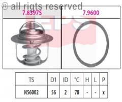 Facet 1.880.397 termostat subaru, subaru forester (sf)