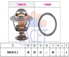 Facet 1.880.831 termostat hyundai, hyundai i10 (pa)