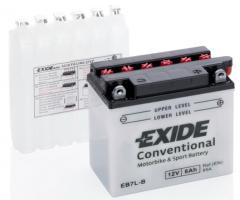 Exide eb7l-b akumulator 8ah/100a 12v p+ / motocykle