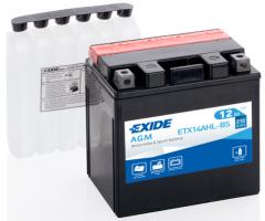 Exide etx14ahl-bs akumulator 12ah/200a 12v p+ / motocykle   Żel