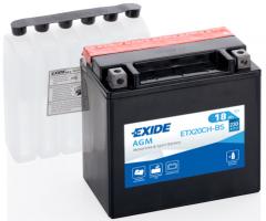 Exide etx20ch-bs akumulator 18ah/230a 12v l+ / motocykle