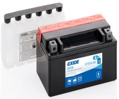 Exide etx7a-bs akumulator 6ah/90a 12v l+ / motocykle