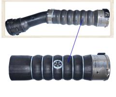 Hortum 17005 przewód intercoolera renault clio iii 1.5dci, renault clio iii (br0/1, cr0/1)