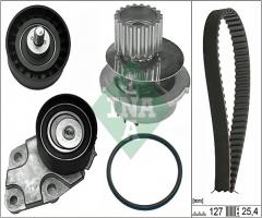 Ina 530033231 zestaw rozrządu z paskiem + pompa wody, chevrolet rezzo, fso lanos hatchback