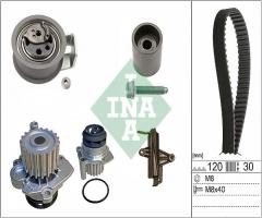 Ina 530034031 zestaw rozrządu z paskiem + pompa wody audi vw, audi a2 (8z0), vw lupo (6x1, 6e1)