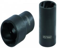 Ks tools 913.1408 nasadka 1/4 o profilu spiralnym, 8mm