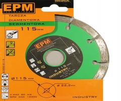 Epm professional e-550-0115 tarcza diamentowa segmentowa 115mm