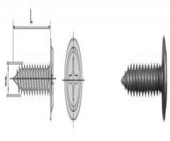 Pgb*fasteners 522 4.2*19 wkręt z Łbem podkładkowym fosfatyzowany 4.2*19mm