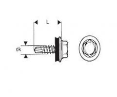 Essve wsb 35 9016 wkręt samowiertny 4.8*35mm ral 9016