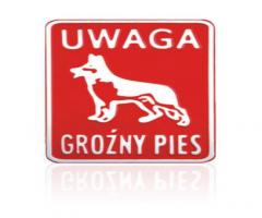 Unimet tab m p22 tablica 15*20cm uwaga groźny pies