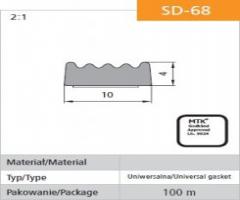 Stomil usz sd-68 uszczelka samoprzylepna czarna d-68/4-0 10*4mm