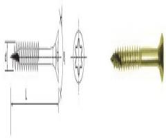 Pgb*fasteners 510 6.0*100* wkręt do drewna ocynk Żółty na torx 6.0*100mm t30