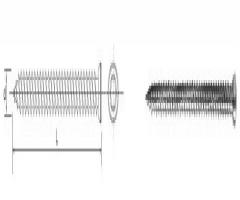 Arvex ar 3029.2004 Śruba ościeżnicowa so 7.5/132mm