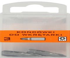 Epm professional e-400-0374 końcówki do wkrętarki 25mm 3szt. pz1